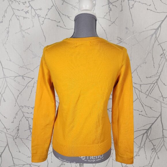 Banana Republic 82% Merino Wool Button Front Crewneck Cardigan - Picture 4 of 6